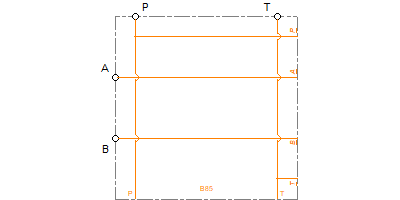 Modular element PU5-B85